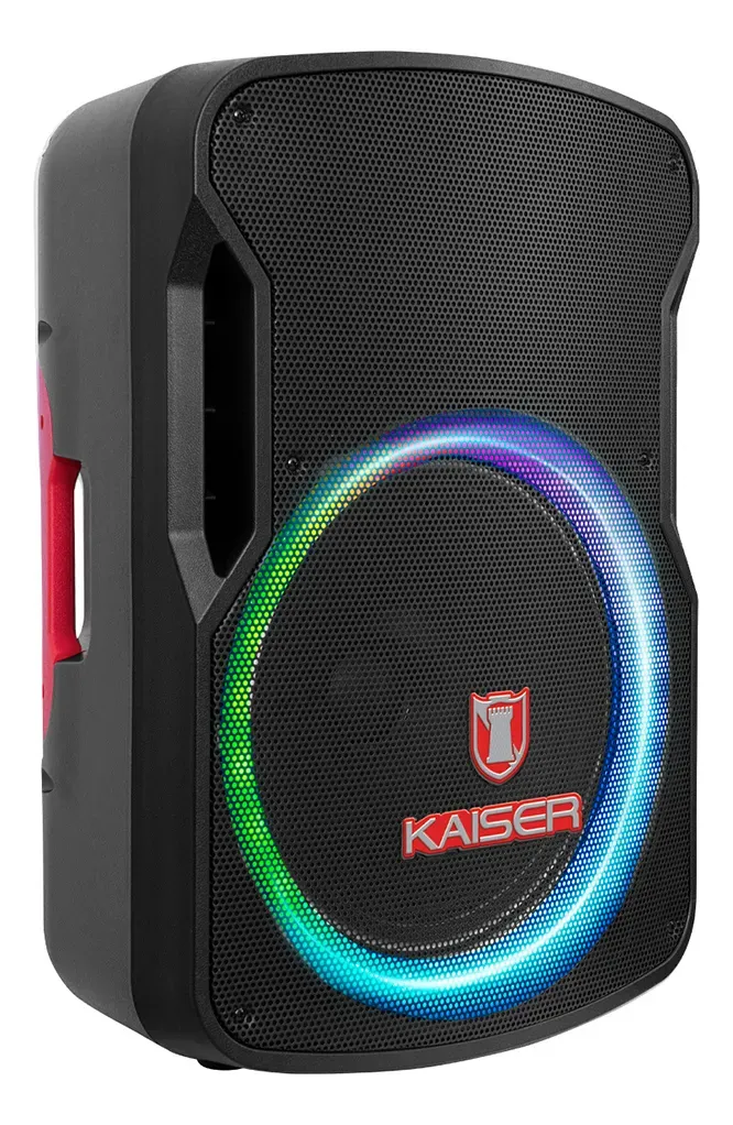 Bocina Kaiser MSA-7515MX portátil con bluetooth negra