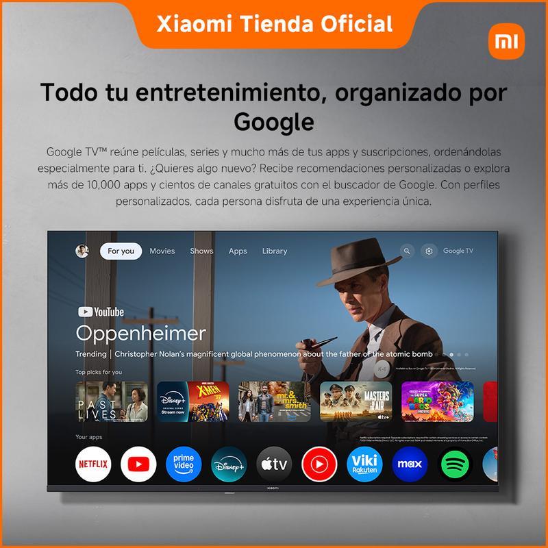 TV A 43 2026 | Google TV | Diseño Elegante con Bisel Ultrafino | Dolby Audio DTS:X + DTS Virtual:X1 | Voice Control