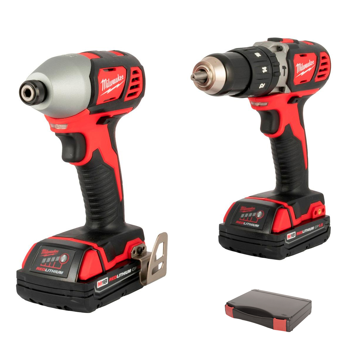M18 TALADRO ROTOMARTILLO Y LLAVE DE IMPACTO DE 18V-CAJA DE HERRAMIENTAS PORTÁTIL DE PP