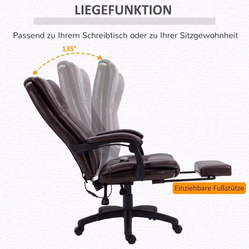   silla     ajustable con función de masaje, silla de   ergonómica con respaldo   y soporte de cabeza, base resistente de 5 ruedas y     de 5 posiciones, silla de escritorio ejecutiva   para   en casa, compatible con sistemas de masaje (no requiere montaje), silla de   para el hogar, silla de   ergonómica, silla ergonómica, silla de escritorio, silla de   para   en casa, silla de   ergonómica, silla ejecutiva Detalles del producto 4
