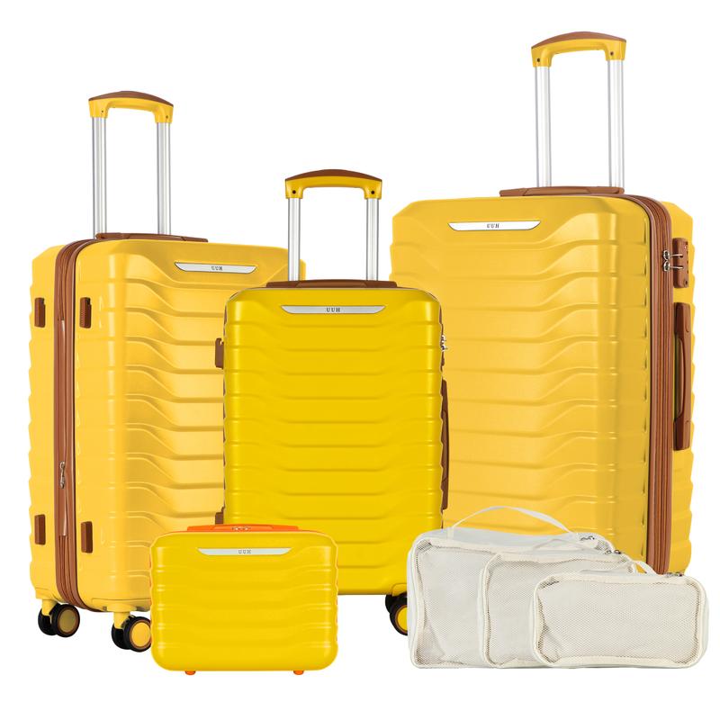 Juegos de equipaje (4 piezas) con cerraduras TSA - maleta para viaje, equipaje rígido, cerradura TSA, ruedas giratorias, carcasa rígida, ligero