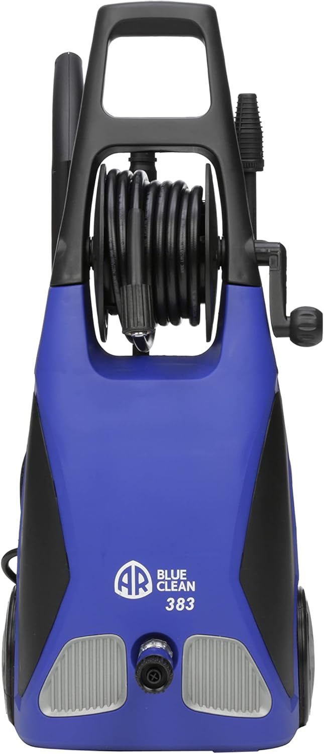AR Blue Clean AR390SS 2000 PSI - Limpiador eléctrico con Pistola de Spray, Varilla, Manguera DE 76,2 cm y Cable de alimentación DE 88,9 cm, Color Azul, Azul, 1-Paquete