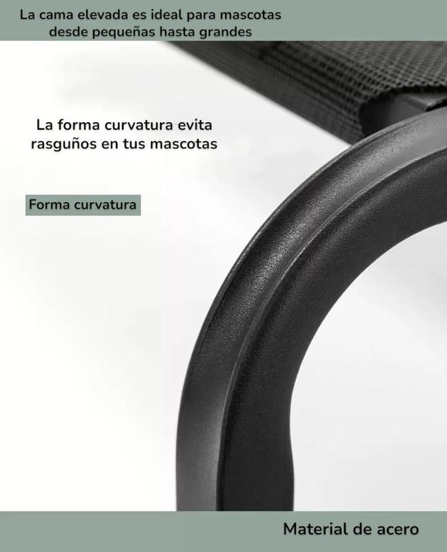 Cama Elevada Para Mascotas Grandes Perros Gatos Transpirable UNAMASCOTA