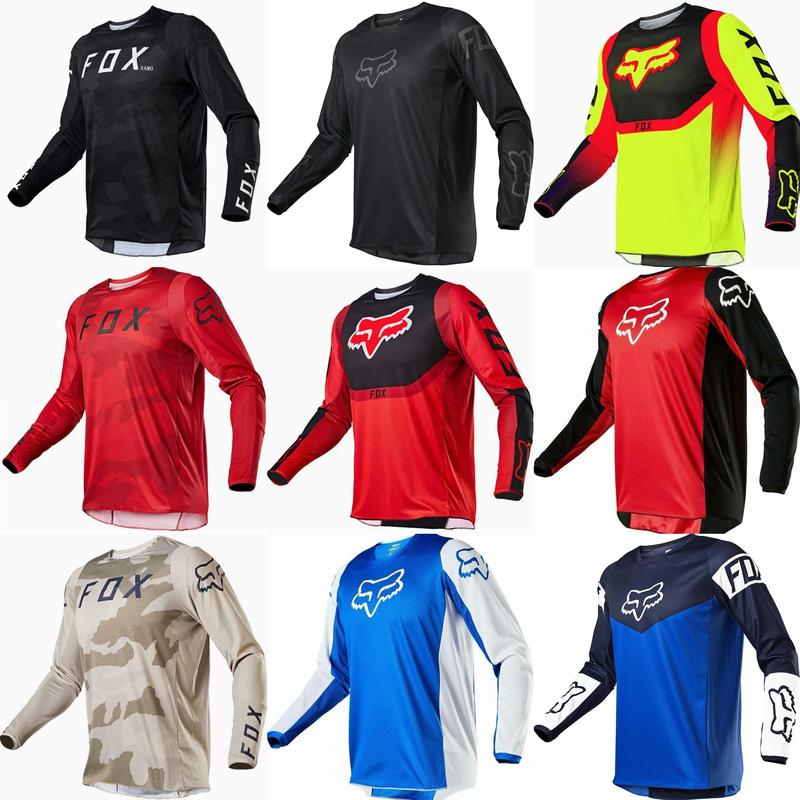 Paquete de 3: Maillot de ciclismo de manga larga, versátil y superventas; ideal para descenso, carreras todoterreno y una conducción de descenso transpirable.