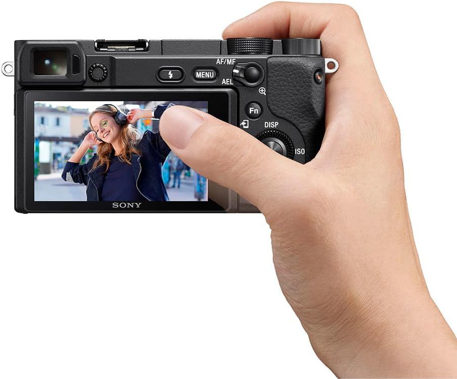 Sony Cámara Alpha 6400 APS-C con Nuevo Lente Zoom 16-50mm Versión 2 con autoenfoque más rápido, Ligero y silencioso