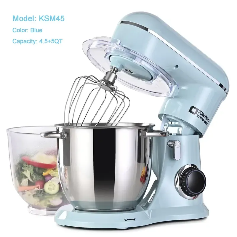Batidora de pie, batidora el��ctrica de cocina de 10 velocidades con cabezal inclinable y taz��n de acero inoxidable; batidora para masas y reposter��a (pan, pasteles y galletas); regalo para la cocina.