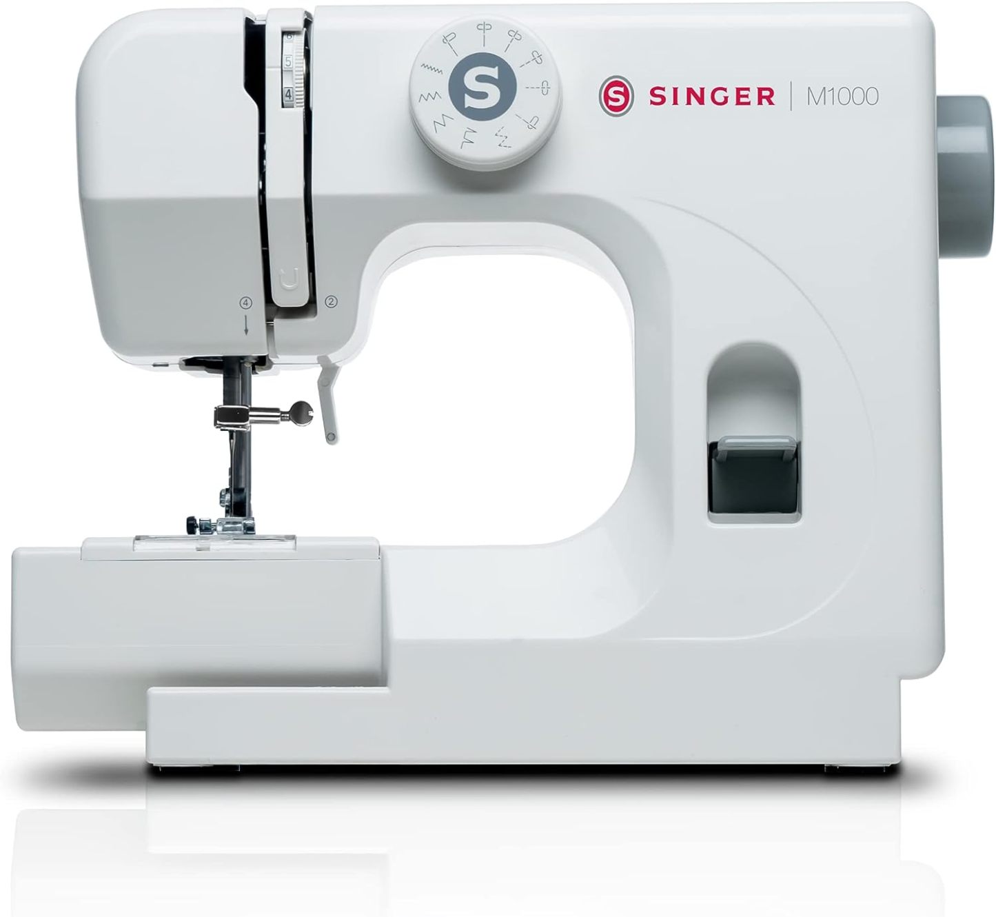 Máquina de coser SINGER M1000.662, aplicación de 32 agujas, máquina de reparación, sencilla, portátil, adecuada para principiantes