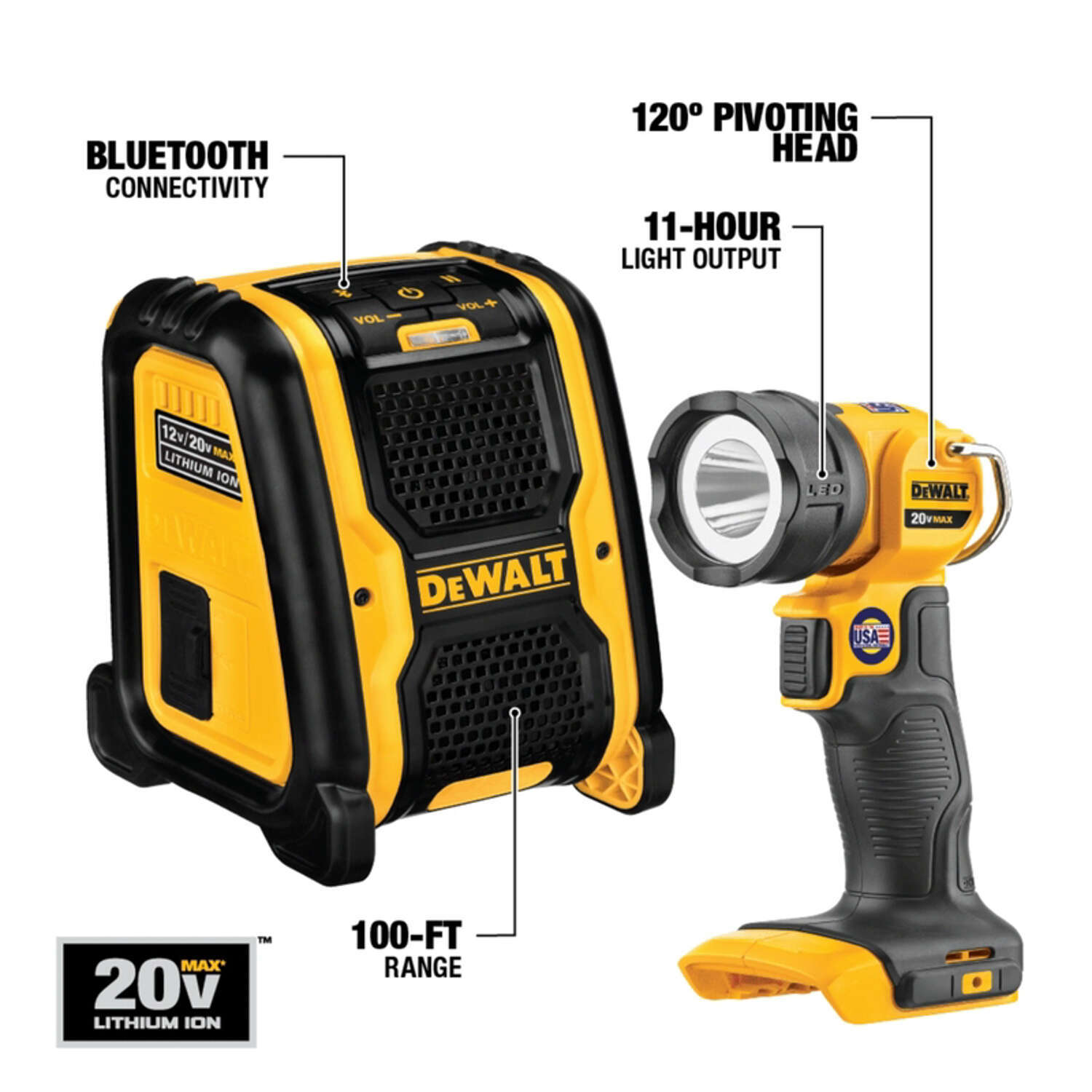 DCZ2099P2X2-XE 20V/54V 9.0Ah/5.0Ah FlexVolt XR Li-Ion Inalámbrico Kit Combinado De 20 Piezas Que Incluye Sin Escobillas