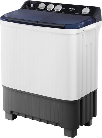 Lavadora Semiautomática Mabe 2 Tinas 16 kg Blanca LMDX6124HBAB0