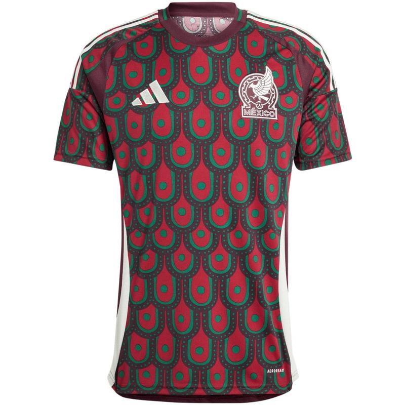 Paquete de 3 piezas：Adidas Jersey Adidas Para Hombre Local / Visita Selección Nacional de México 2024 Original Premium