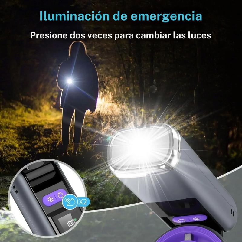 Ventilador turbo portátil de mano, miniventilador personal de alta velocidad con 5 niveles y batería recargable de 4000 mAh; ventilador de mano refrescante para viajes de verano y vacaciones en la playa, ideal como regalo para mujeres y hombres #DESTACADO