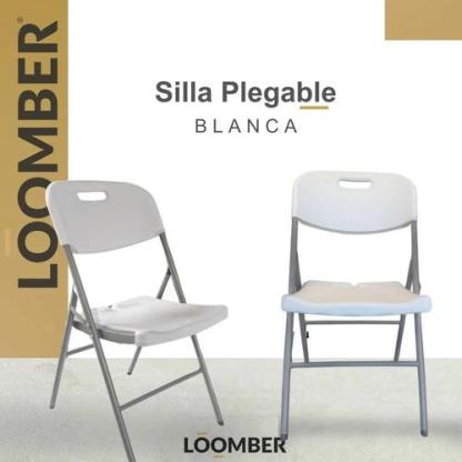 Envío GRATIS Paquete de 8 Sillas Plegables Blanca Color Blanco
