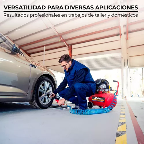 Compresor Eléctrico Lubricado 2.5hp 25 Lts Adir 202 Frecuencia 30 MHz
