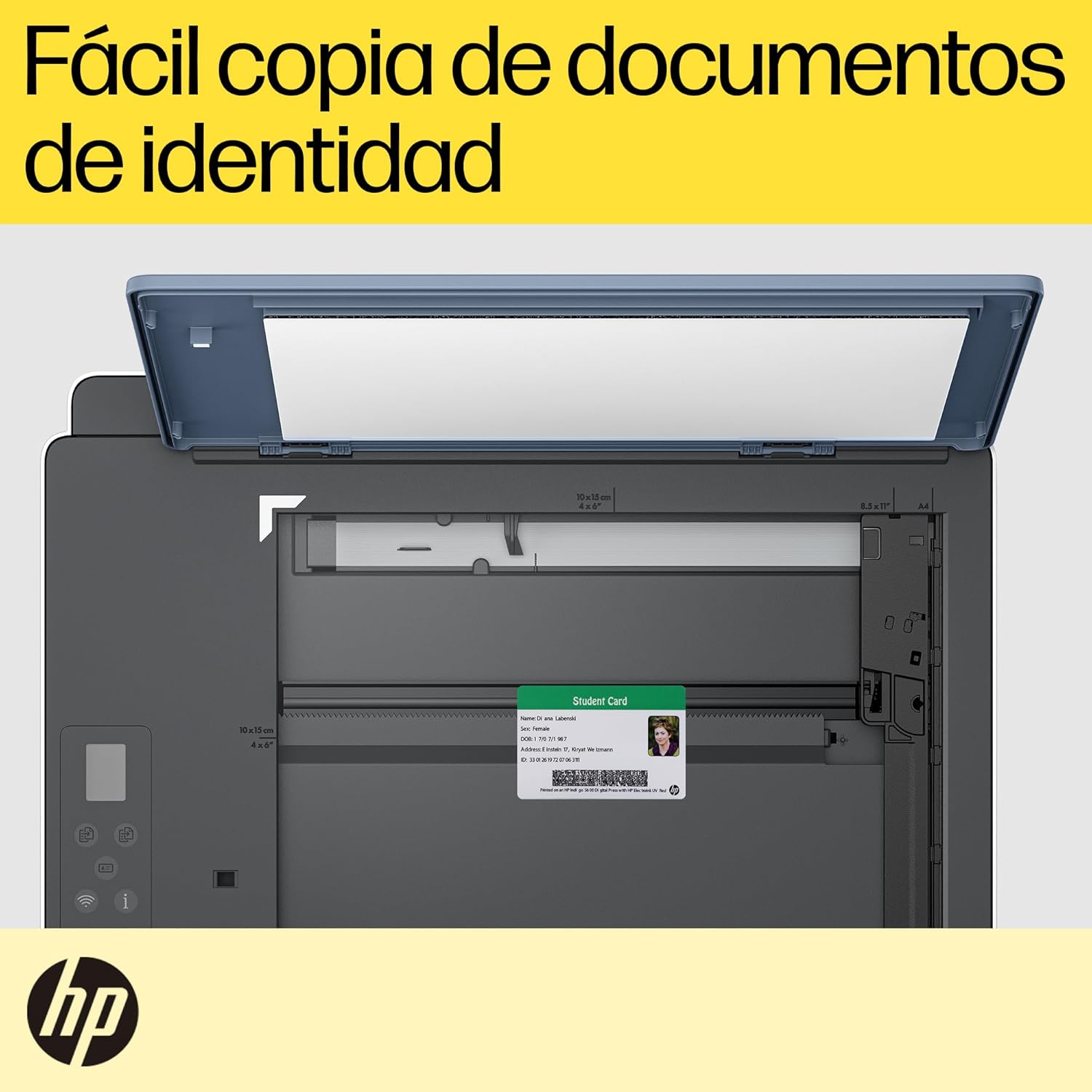 HP Impresora Multifuncional Smart Tank 580, Tinta Continua, Color, Wi-Fi, Dúplex (Doble Cara) Manual, Impresión Desde Smart App, 2 años de Garantía (1F3Y2A)