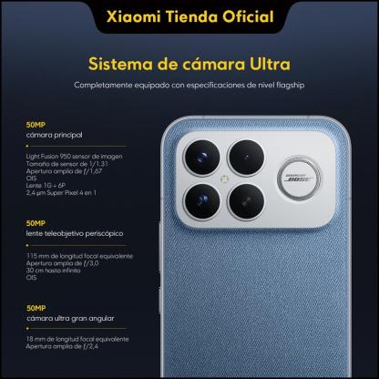 Poco F8 Ultra | Batería masiva de 6500 mAh | Sound by Bose | Cámara triple de 50 MP con OIS