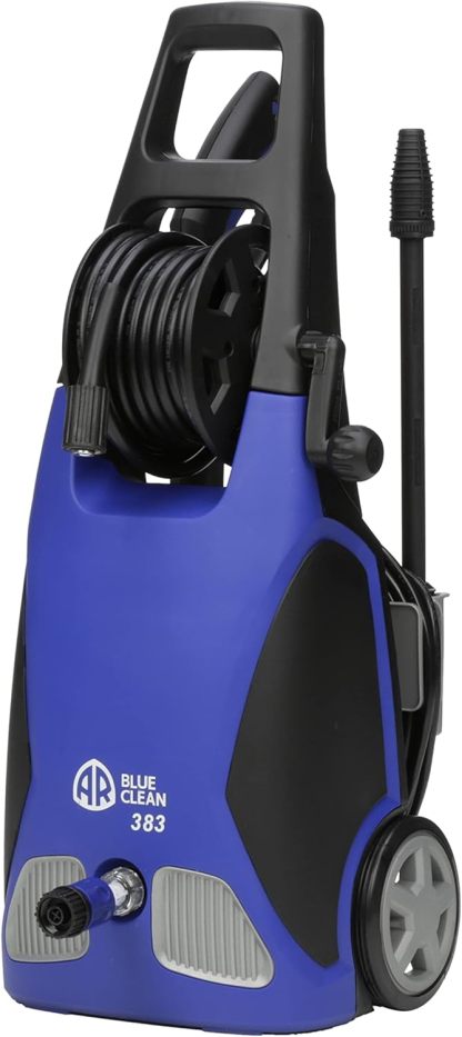 AR Blue Clean AR390SS 2000 PSI - Limpiador eléctrico con Pistola de Spray, Varilla, Manguera DE 76,2 cm y Cable de alimentación DE 88,9 cm, Color Azul, Azul, 1-Paquete