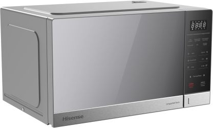 Horno de Microondas Hisense, 1.1 Pies Cúbicos, 10 Niveles de Potencia, Color Gris, Modelo HMMG3010SMG