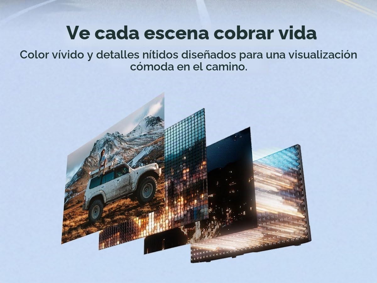 SYLVOX Smart RV TV de 22 pulgadas, QLED 1080P FHD, reproductor de DVD integrado, Google TV OS, soporte de amplio voltaje 12V/24V AC/DC Televisión para RV y hogar, HDMI y USB