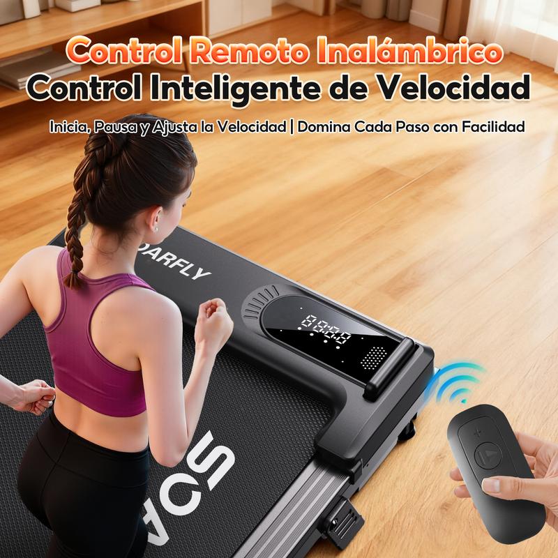 Caminadora Trotadora Eléctrica, Multi-velocidad, Quema Calorías Rápido, Diseño Plegable Compacto, Silenciosa, Carga 150 kg, Entrena en Casa/Oficina, Equipamiento deportivo interior y exterior