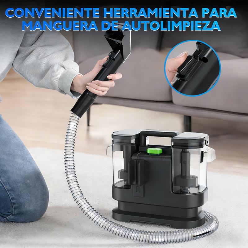 Aspiradora Lavadora Portátil para Alfombras 2L 110V