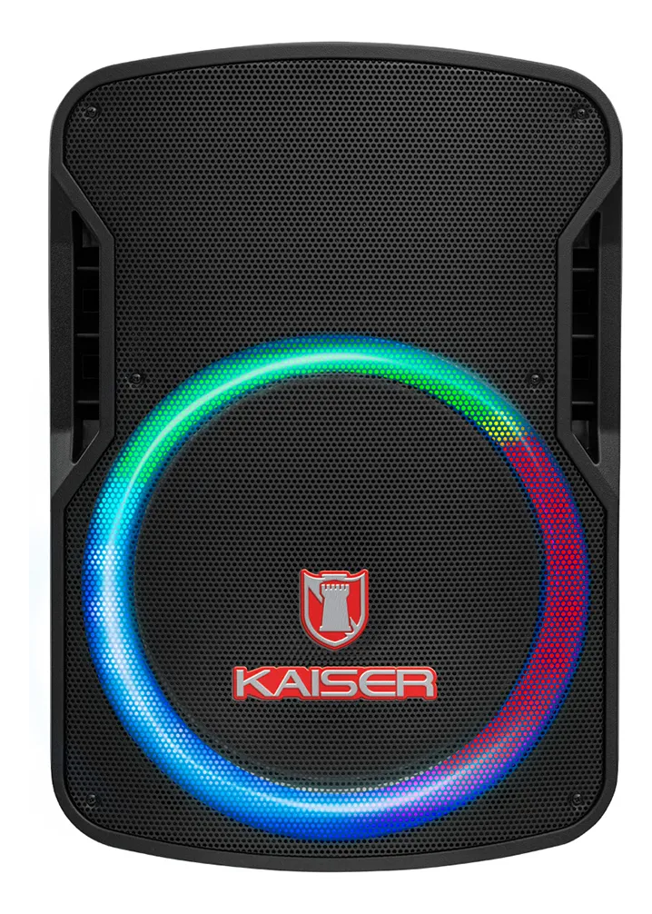 Bocina Kaiser MSA-7515MX portátil con bluetooth negra