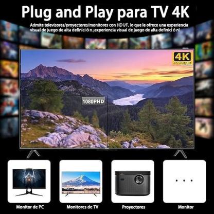 edición 2026 de la última consola retro inalámbrica MAX con 128 GB de almacenamiento, más de 40000 juegos preinstalados y salida de televisión 4K HDMI, es el regalo perfecto para estas fiestas.