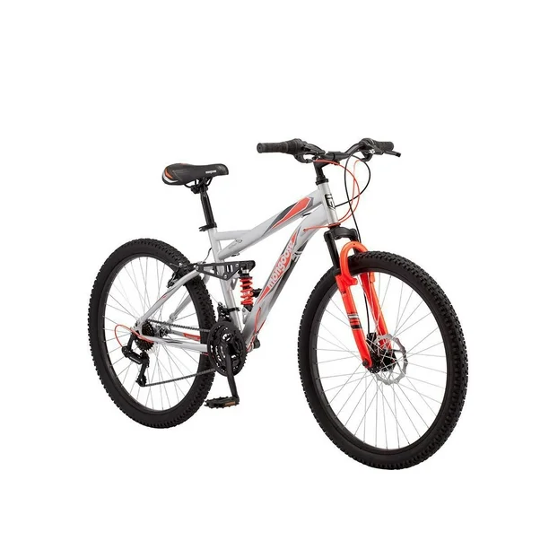 Bicicleta Mongoose Bedlam R26 Blanco con naranja