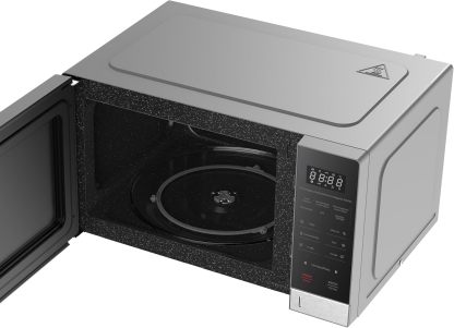 Horno de Microondas Hisense, 1.1 Pies Cúbicos, 10 Niveles de Potencia, Color Gris, Modelo HMMG3010SMG