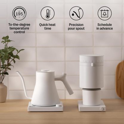 Fellow Stagg EKG Pro Gooseneck Electric Kettle, Brew Timer, 0.9 Liter