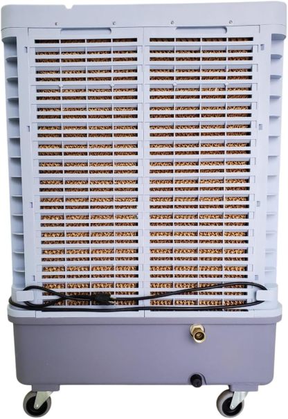 TRK Enfriador Evaporativo Industrial Portátil 60 Litros - Climatizador para Taller y Almacén - 450W