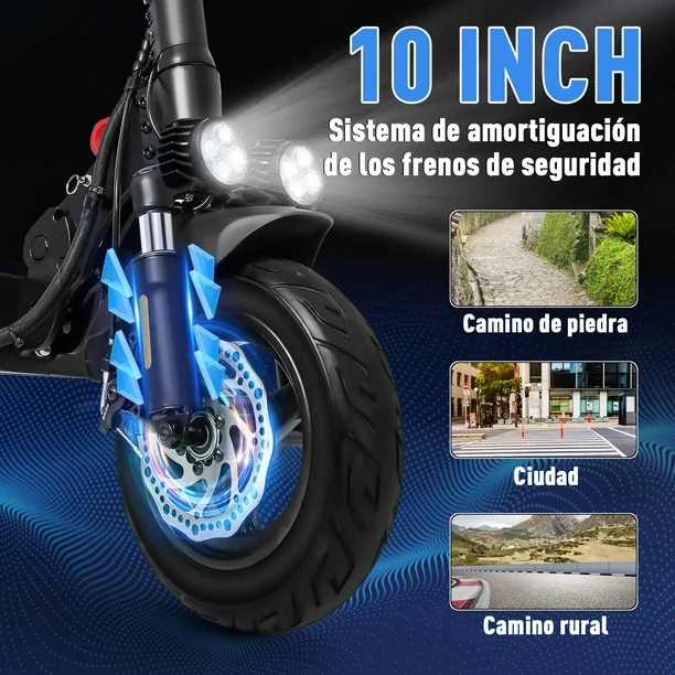 Scooter Eléctrico Honey Whale T4-B Negro Honey whale T4