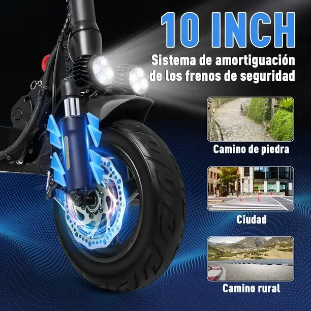 Scooter Eléctrico Honey Whale T4-B Negro Honey whale T4