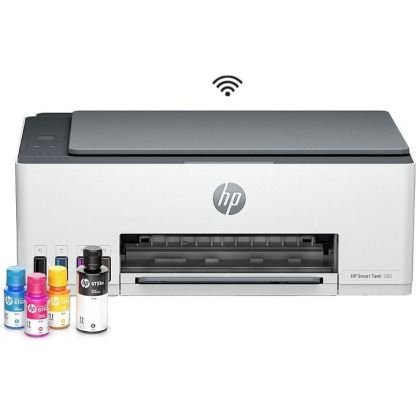 HP Impresora Multifuncional Smart Tank 580, Tinta Continua, Color, Wi-Fi, Dúplex (Doble Cara) Manual, Impresión Desde Smart App, 2 años de Garantía (1F3Y2A)