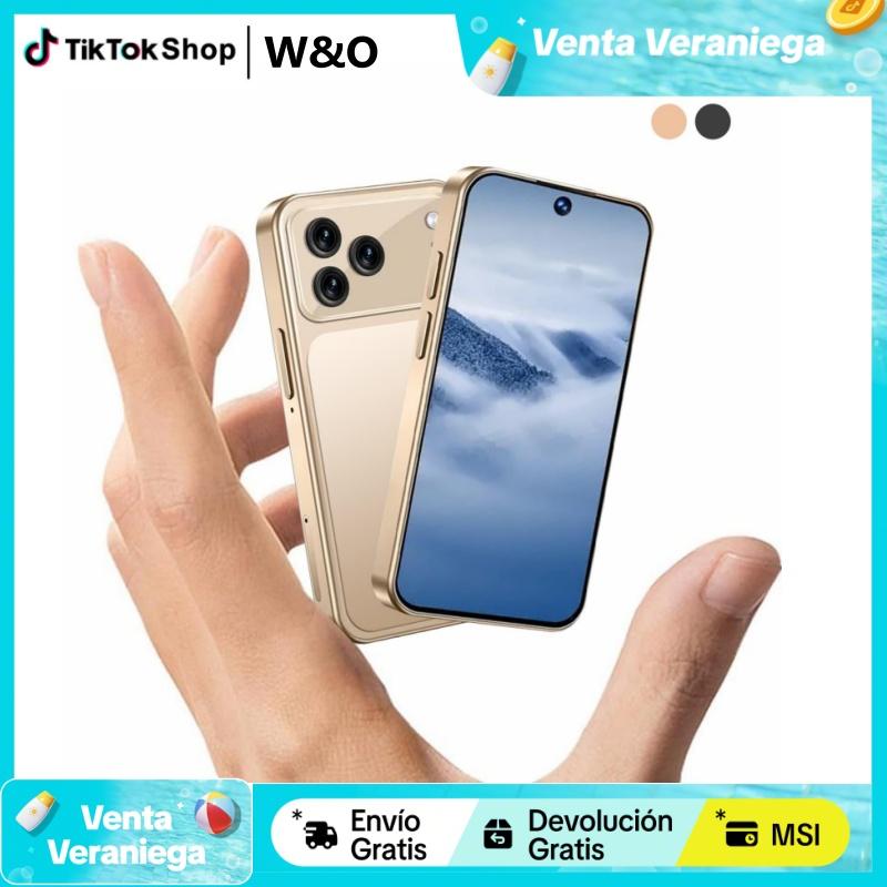 Teléfono Inteligente Mini de 3.0 Pulgadas, Doble Tarjeta SIM, 3G, Android 14, 3GB de RAM, 64GB de Almacenamiento, Dispositivo Portátil con GPS, Bluetooth y WiFi