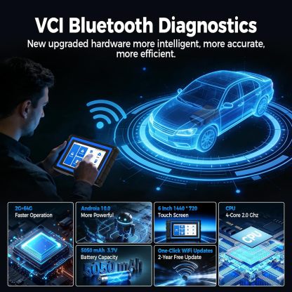 TOPDON VeriDiag X800 BT OBD2 EscÃ¡ner, herramienta de escaneo bidireccional 2026 mejorada con 34 servicios de reinicio, herramienta de diagnÃ³stico automotriz inalÃ¡mbrica de sistema completo