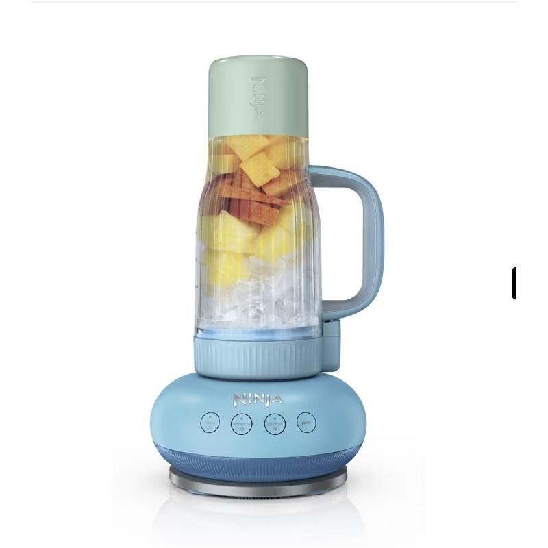 Licuadora Personal Ninja BlendBOSS con Vaso Portátil de 770 mL y Popote Removible, 1200 W, 3 Programas Auto-iQ