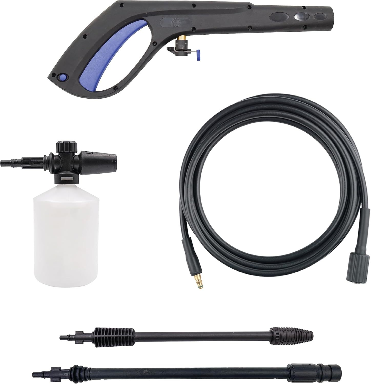 AR Blue Clean AR390SS 2000 PSI - Limpiador eléctrico con Pistola de Spray, Varilla, Manguera DE 76,2 cm y Cable de alimentación DE 88,9 cm, Color Azul, Azul, 1-Paquete