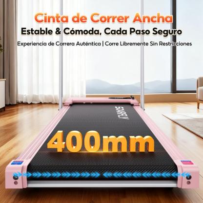 Caminadora Eléctrica con Pasamanos para Casa y Oficina, Cinta de Correr Plegable con Motor 3.5 HP y Control Remoto
