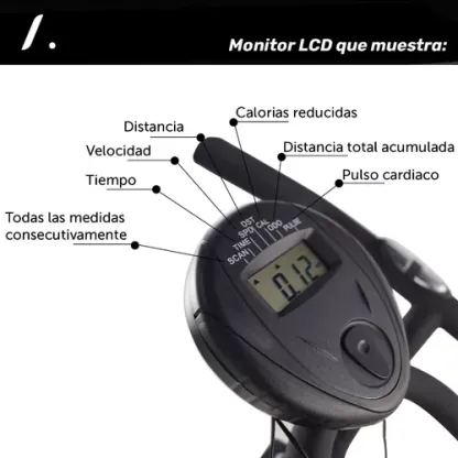 Ayara Bicicleta EstÃ¡tica Fija Spinning Fitness Cardio Bici01 Color Negro