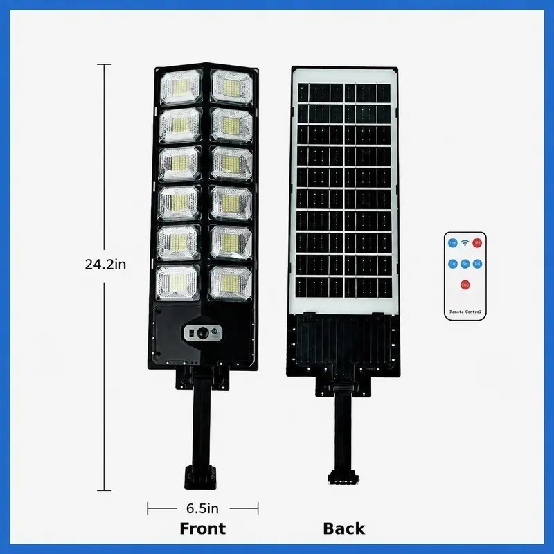 Kepeak Solar Street Light – 10W Outdoor Motion Sensor