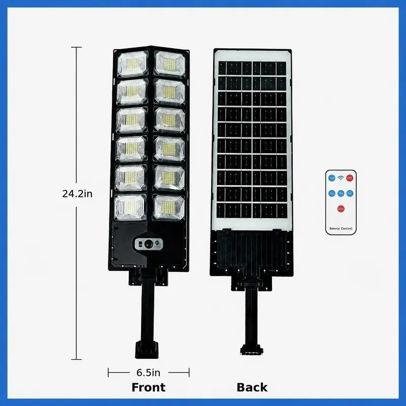 Kepeak Solar Street Light – 10W Outdoor Motion Sensor