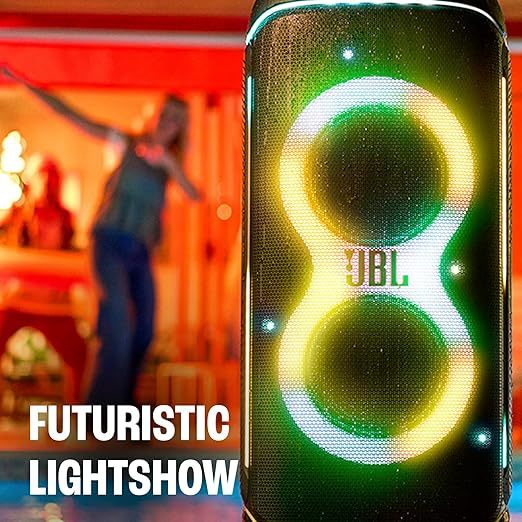 JBL PartyBox Ultimate Bocina Efecto Luz LED, Bluetooth, 1100 W de Potencia, Resistente al Agua IPX4 - Negro