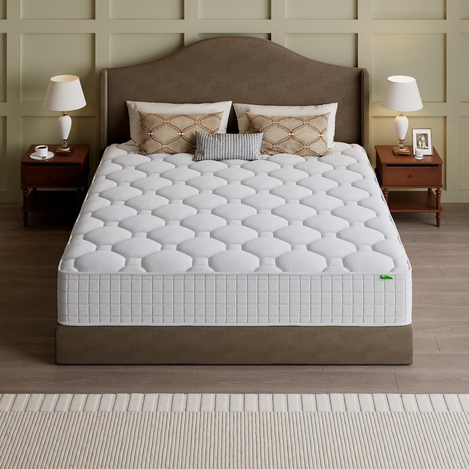 Colchón híbrido de espuma viscoelástica (Certificación CertiPUR-US) | Híbrido | 35 cm |  Eurotop + Pocket Coils + Memory Foam
