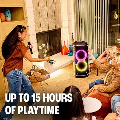 JBL PartyBox Ultimate Bocina Efecto Luz LED, Bluetooth, 1100 W de Potencia, Resistente al Agua IPX4 - Negro