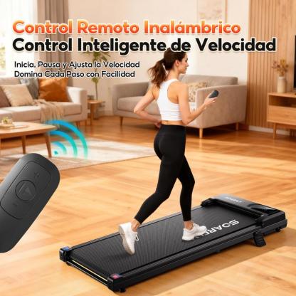 Caminadora Trotadora Eléctrica, Multi-velocidad, Quema Calorías Rápido, Diseño Plegable Compacto, Silenciosa, Carga 150 kg, Entrena en Casa/Oficina, Equipamiento deportivo interior y exterior