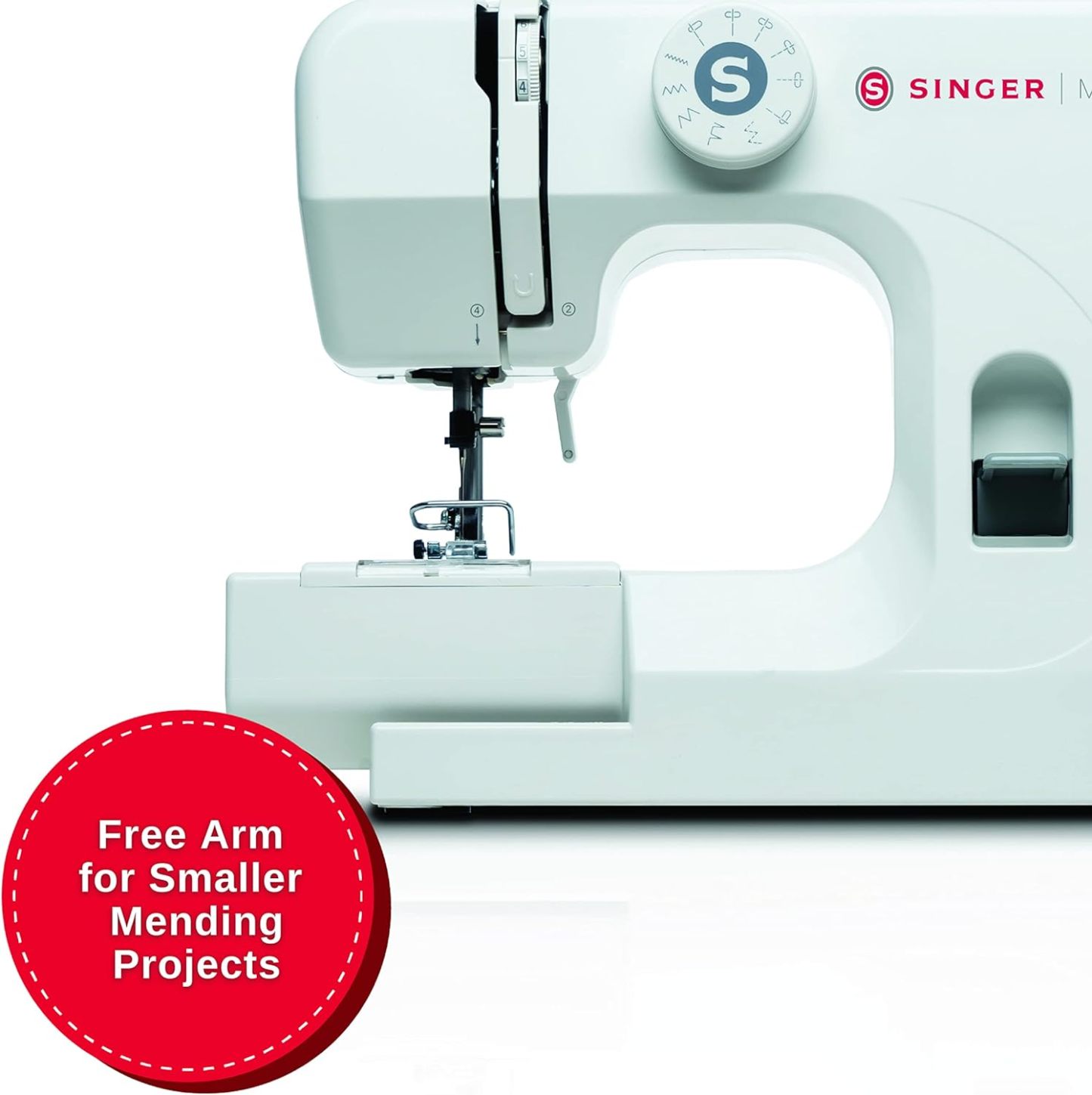 Máquina de coser SINGER M1000.662, aplicación de 32 agujas, máquina de reparación, sencilla, portátil, adecuada para principiantes