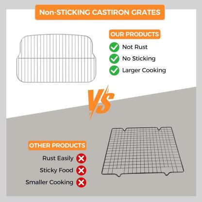 MASTER COOK Parrilla portátil de carbón/gas, plegable y ligera, con ventilación ajustable, 330 pulgadas cuadradas de área de cocción para exteriores, caravanas, camping, patios, fiestas al aire libre y viajes.