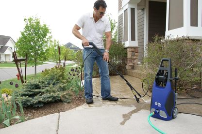 AR Blue Clean AR390SS 2000 PSI - Limpiador eléctrico con Pistola de Spray, Varilla, Manguera DE 76,2 cm y Cable de alimentación DE 88,9 cm, Color Azul, Azul, 1-Paquete