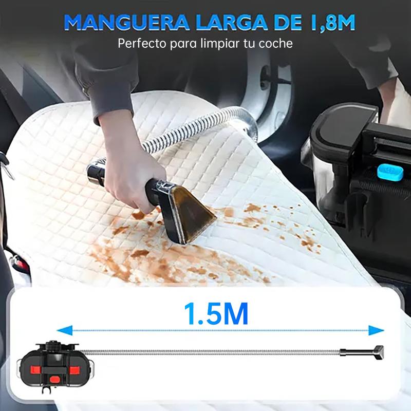 Aspiradora Lavadora Portátil para Alfombras 2L 110V