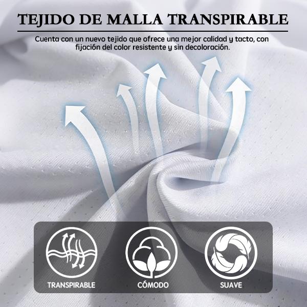 Camisetas de hombre de secado rápido Pack de 5 ranspirable y ligera